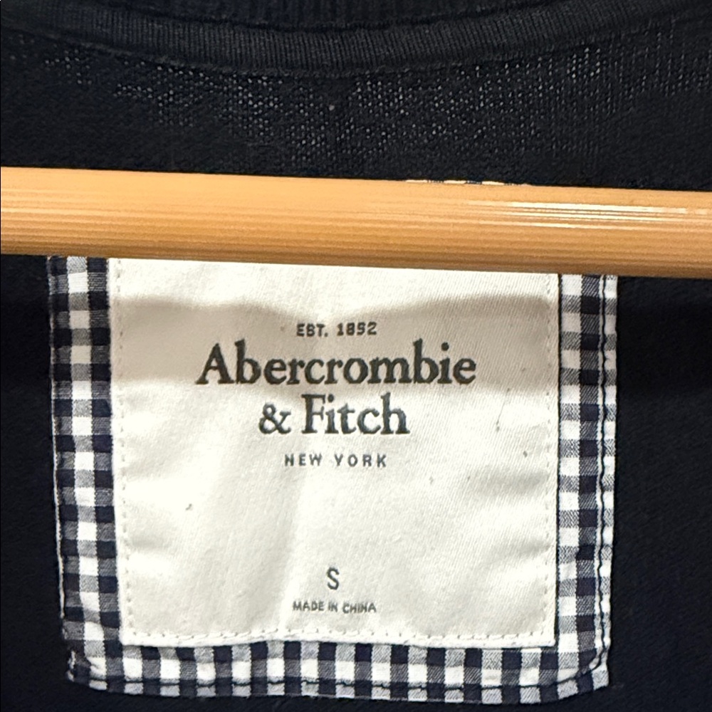 Abercrombie & Fitch Navy Cardigan Sweater - Picture 2 of 3